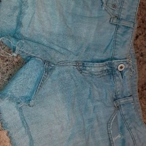 American Eagle Distressed Denim Shorts Sz 12